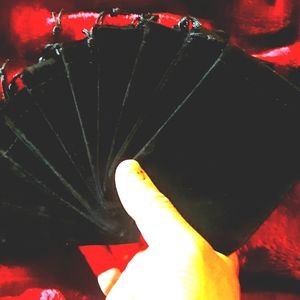 10 NEW Black Velvet Drawstring Satchels